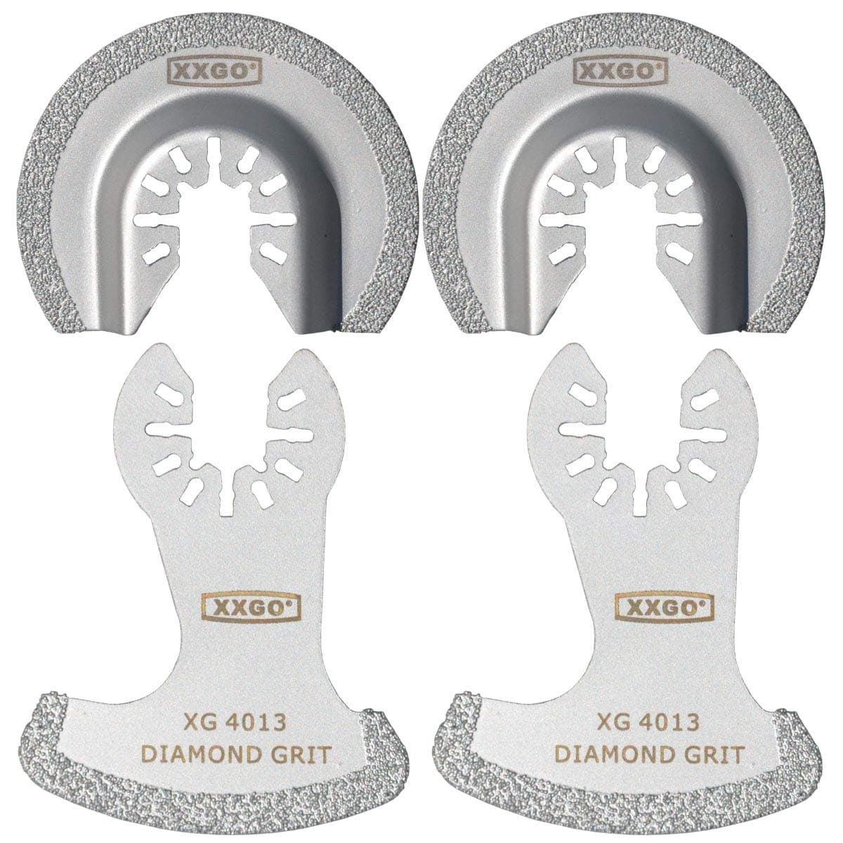 XXGO 4 Pcs Diamond Multitool Blades