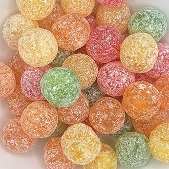Barnetts - Mega Sour Candy Fruits 500g - Trendy Sweet Bags - Traditionally Handmade Sweets - Sour Coating Lasts 20 Seconds - Candies for Party Bag, Gift Hamper, or Hamper Box
