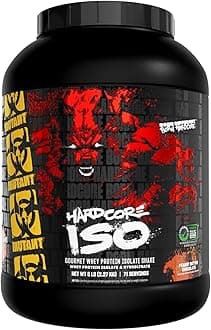 Mutant Harcode ISO Whey Protein Isolate Powder Acts Fast to Help Recover, Build Muscle, Bulk and Strength, 5 lb - Peanut Butter Chocolate