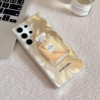 COVERLY Compatible with iPhone 14 Gradient Feather Cute Resin Case,Luxury Premium Floral Perfume Shape Design Fancy Case Full Protective Cover with Mobile Phone Holder Stand for Apple iPhone 14