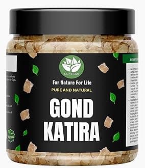 Pure Natural Gond Katira 250gram | Almond Gum Badam Pisin, Tragacanth Gum | High Cooling Properties | 100% Natural Superfood