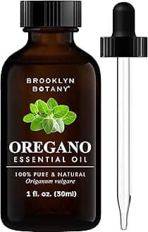 Brooklyn Botany Oregano Essential Oil - 100% Pure and Natural - Premium Grade Oil with Dropper - for Aromatherapy and Diffuser - 1 Fl Oz