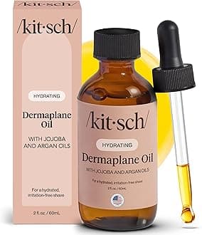Hydrating Dermaplane Oil, Face Shaving Oil for Women - use with Dermaplaning Tool, Razor, Shaver or Microblades for Face for Close Shave, with jojoba, vitamin E, grapeseed & argan oil - 2oz