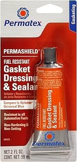 2 oz. Orange Rubber Gasket Dressing and Flange Sealant, 2 Count, Fuel Resistant, Not Water Resistant