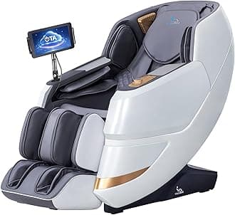 MassaMAX 2026 4D Massage Chair, Full Body Recliner with OTA Cloud Tech, Deep Yoga Stretch, 27 Auto Modes, 55" SL Track, APP & AI Voice Control, Auto Footrest, Zero Gravity, and Heating for Relaxation