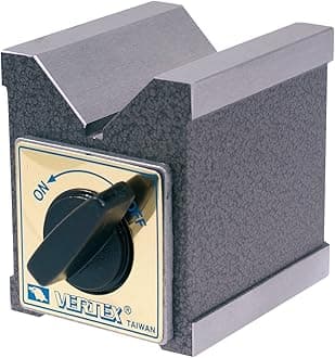 VERTEX 2.87 X 2.13 X 2.76 INCH MAGNETIC V-BLOCK WITH SWITCH (3402-0995)