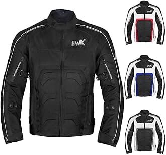 Spyder Motorcycle Jacket for Men with Weather Resistant Cordura Textile Fabric for Enduro Motocross Jacket