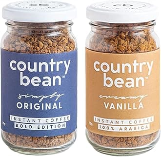 Vanilla & Original Flavors Granule, Glass Bottle Combo Pack Of 2 X 50 Gram