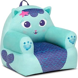 Gabby's Dollhouse Cozee Buddy Kids Chair, Blue