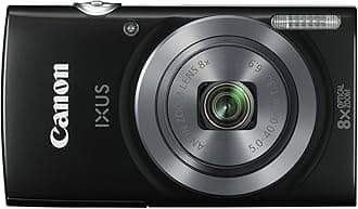 IXUS 160 Point and Shoot Digital Camera - Black