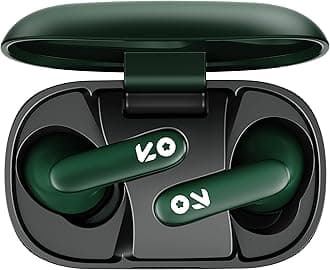 Z20 Made in India Bluetooth Ear Buds Wireless 51H Playtime, Clear Calling ENC Mic, Low Latency Gaming, 10mm Drivers Earbuds Buds Bluetooth Wireless Earphones (Pine Green)
