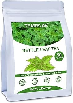 TEARELAE - Nettle Leaf Tea - 1.5g x 50 Counts - Premium Stinging Nettle Tea Bags - Non-GMO - Caffeine-Free