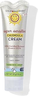 Calendula Cream (Unscented) | 100% Plant-Based Moisturizer | Soothing Unscented Baby Lotion | Hypoallergenic Lotion | 1.8 oz / 51g