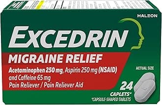 Migraine Relief Caplets to Alleviate Migraine Symptoms - 24 count