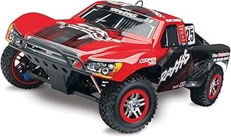 Traxxas Slayer Pro 4X4: Powered 4WD Short Course Racing Truck (1/10 Scale), Red/Black