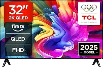 TCL 32SF560-UK 32" Full HD QLED Direct LED Smart TV with Fire TV, Alexa Voice Control, Vivid Colour & Enhanced Brightness