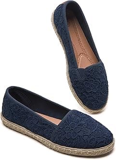 Women's Flats with Flower Embroideried,White Lace Ballet Flats,Comfortable Dress Flats
