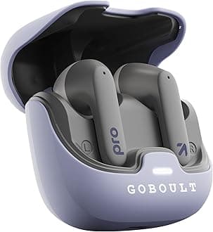 Boult Audio Z40 Pro with 100H Playtime, Quad Mic ENC, 45ms Low Latency Gaming, Premium Rubber Grip Case, 13mm Bass Drivers, Made in India TWS Bluetooth 5.3 Truly Wireless in Ear Earbuds (Lavender)