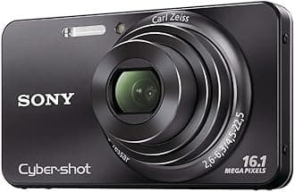 Sony Cyber-Shot DSC-W570 16.1 MP Digital Still Camera with Carl Zeiss Vario-Tessar 5x Wide-Angle Optical Zoom Lens and 2.7-inch LCD (Black) (OLD MODEL)