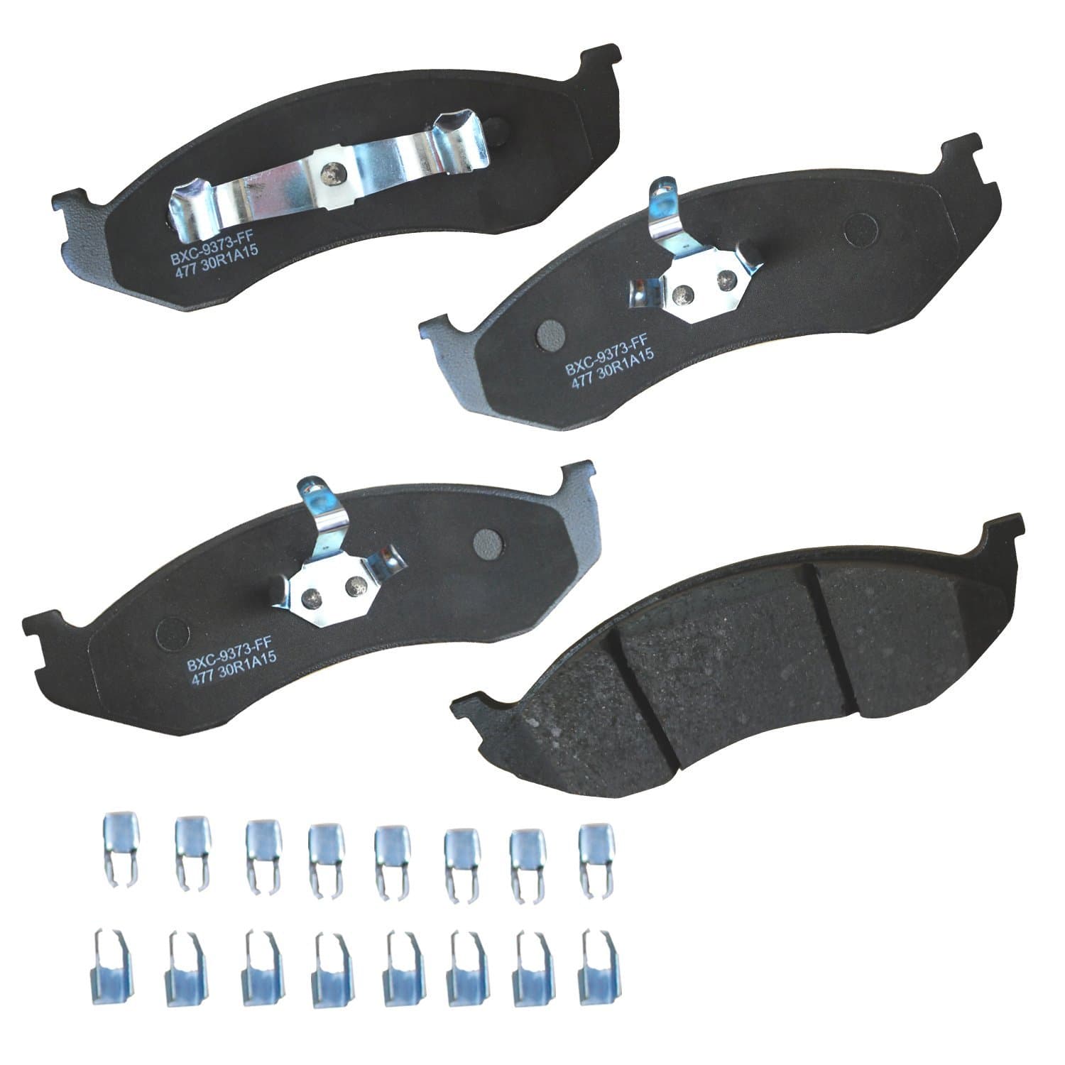 Bendix Premium SBC477 Ceramic Front Brake Pads for Jeep Cherokee 2001-1990, Comanche 1992-1990, Grand Cherokee 1998-1993, TJ 2006-1997, Wagoneer 1990, Wrangler 1995-1990, Wrangler 2006-1997
