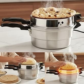 Aluminum Mini Electric Oven - Bread, Pizza, Khameer, and Lebanese Flatbread Maker | Multi-Purpose Hot Arabic Khameer Bread Machine" 32CM