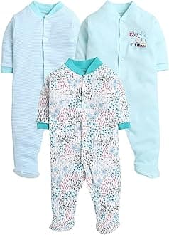 EIO Kid's Cotton All Over Print Night Suits Pack Of 3
