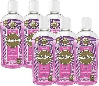 Fabulosa 4 in 1 Multi-Purpose Concentrated Anti-Bacterial Disinfectant, 220ml, 6 Pack, Electrify