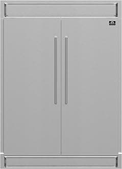 Forno Maderno 60" 2-Piece Convertible Refrigerator/Freezer Built-In with Decorative Grill Trim, 27.2 cu.ft.