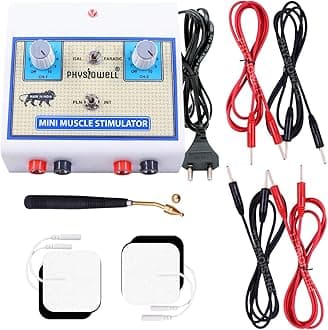 Physiowell Physiotherapy Muscle Whole_Body Stimulator Muscle Stimulator Machine (Sticky Pads)