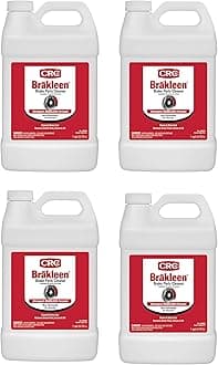 CRC Brakleen 1003712 Brake Parts Cleaner Non-Flammable, 1 Gallon, [4 Pack]