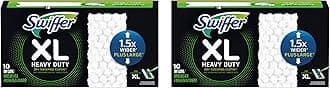 Swiffer Sweeper Heavy Duty Multi-Surface Dry Cloth Refills for Floor Sweeping and Cleaning, 10 count, Pack of 2