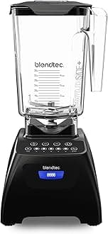 Blendtec Classic 575 Blender - WildSide+ Jar (90 oz) - Professional-Grade Power - Self-Cleaning - 4 Pre-programmed Cycles - 5-Speeds - Black