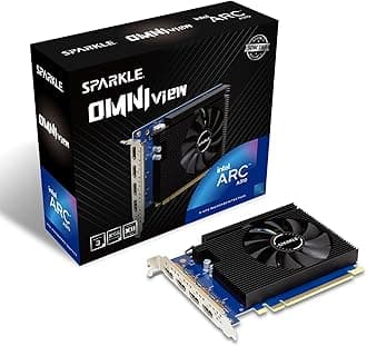 Sparkle Computer Intel Arc A310 Omni View, 4GB GDDR6, 4X HDMI, 50W TBP, Single Fan, Single Slot, SA310F-4G