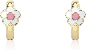 Little Miss Twin Stars 14k Gold-Plated Huggy Earring