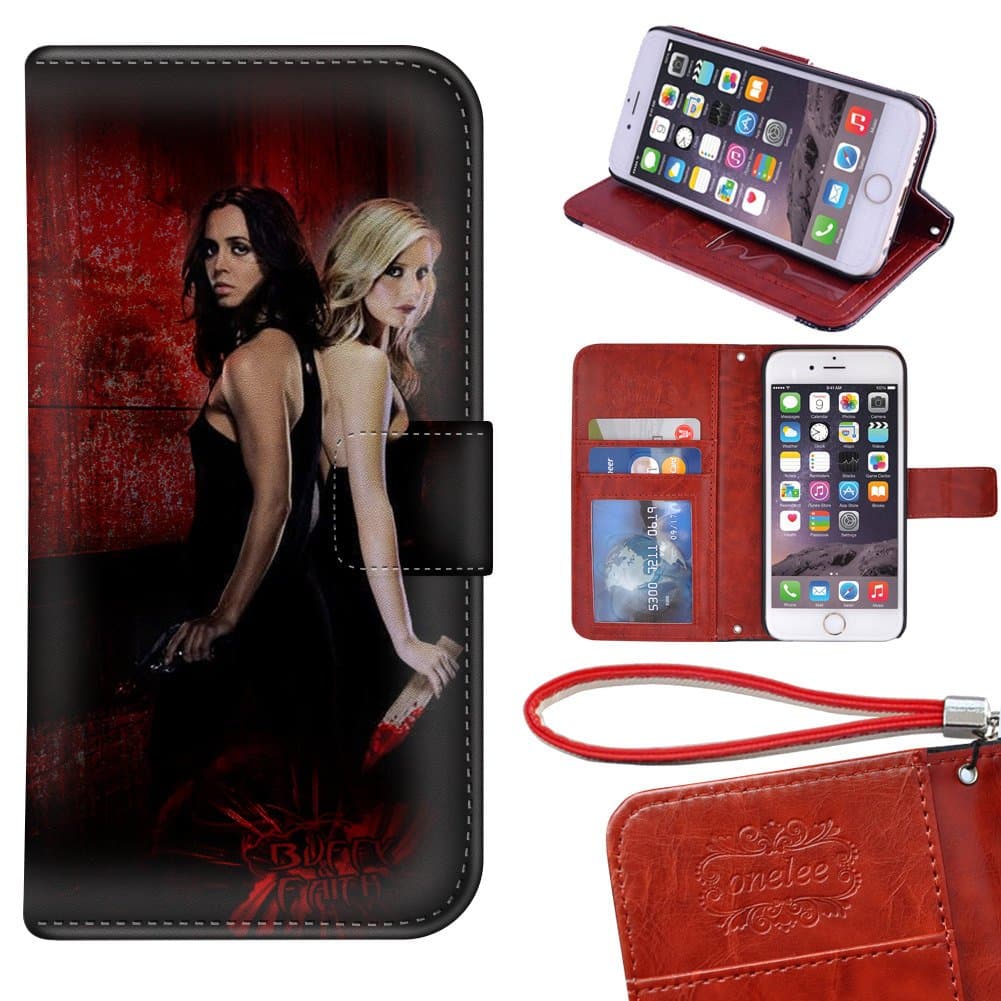 iPhone 6 6S Plus Wallet Case[5.5 inch], Customize Factory TV Play Buffy the Vampire Slayer Premium PU Leather Case Wallet Flip Stand Case Cover for iPhone 6 6s Plus with Card Slots
