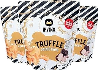 Truffle Potato Chips Crisps – Premium Hand Cooked, Whole Ingredients, Dangerously Addictive, Gourmet Snack, Black Truffle, Crunchy, Non-Spicy, (2.5 oz, Pack of 3)