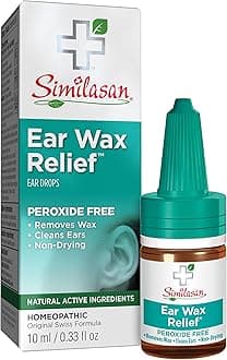 Similasan Ear Wax Removal Kit, 0.33 Ounce Bottle Ear Drops with Bulb Syringe