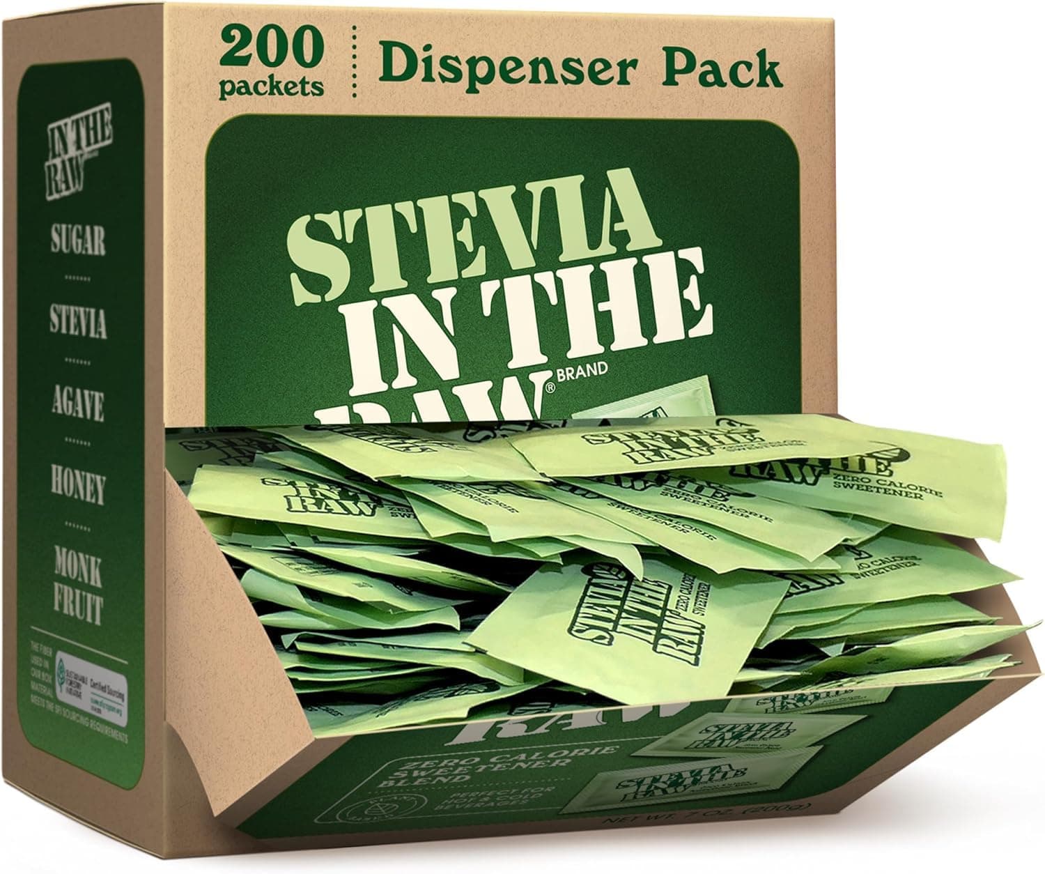 IN THE RAW Stevia 200 Count