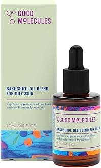 Bakuchiol Oil for Oily Skin - Ultra Hydrating Retinol Alternative Face Oil with Rosehip Oil - Anti-Aging Collagen Boosting Facial Oil - Lightweight Non-Comedogenic Vegan | 1 fl oz