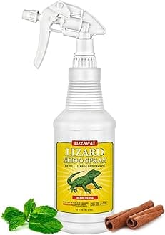 Lizard Shoo Spray - Plant-Based Lizard Repellent for Outdoors & Home - Gecko, Skink, & Reptile Deterrent - Gecko Repellent Spray to Keep Lizards Off Porch, Patio, Garden & Driveway