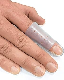 Express Orthopaedic Medically Approved Mallet Finger Splint, Distal Finger Splint, Plastic Finger Splint for DIP Joint (Size 1)