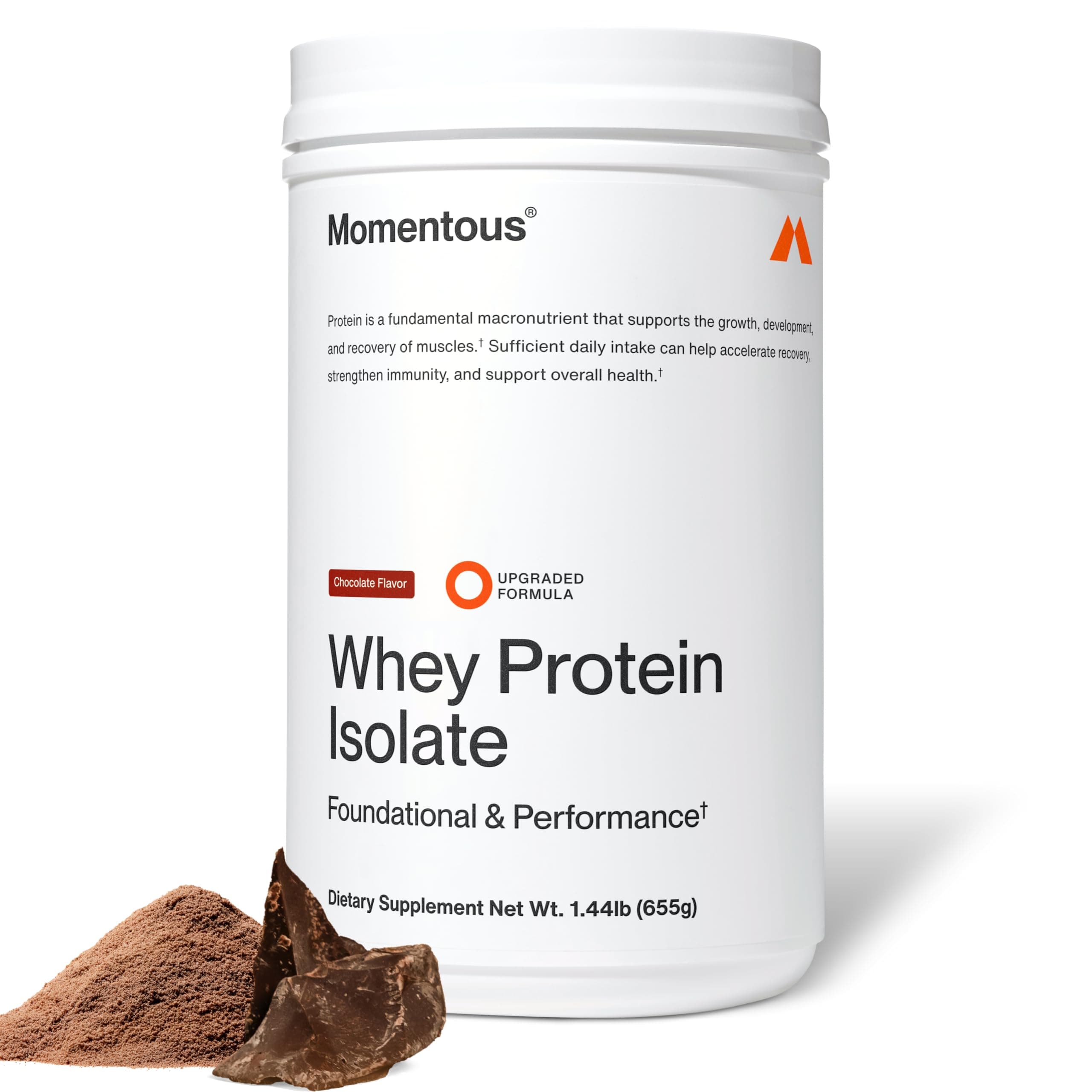 - Essential Grass-Fed Whey Protein Powder – 20 g Whey Isolate Protein – NSF Certified for Sport – Gluten-Free – 25 Servings for Essential Everyday Use – Chocolate – Net WT 1.44 LB (655 g)