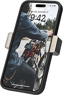 FREAKMOUNTMagnetic Motorcycle Phone Mount - Harley Davidson Accessories - Premium Billet Aluminum Holder for Gas Tank or Any Magnetic Surface, High-Speed Magnets - Fits Most Phones, Carbon Grey