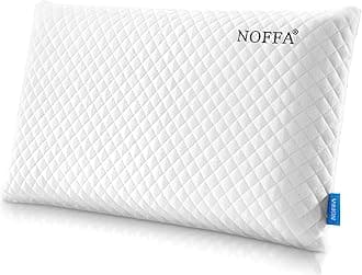 Bouncy Orthopedic Neck Support Pillow for Sleeping, Special Foam Deep Sleep Pillow, Bed Pillow for Side, Back, Stomach Sleepers, Removable and Washable Cover (Queen Size (70 * 38 cm))