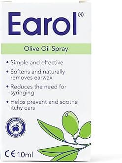 Earol Olive Oil Natural Ear Wax Softener Naturally Removing Effective Spray