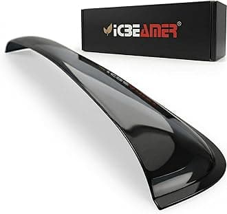 [Upgraded 2026] ICBEAMER 37.8" 980mm Sunroof Wind Deflector,Universal Fit Tinted Moonroof Visor for Deflecting Noise, Rain and Windy Weather, Car Accessories Sun Shade Dark Smoke Smooth/Waterproof