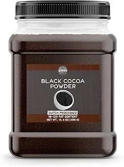 Black Cocoa Powder, Unsweetened, Dutch Processed, Baking (14.4 Ounce)
