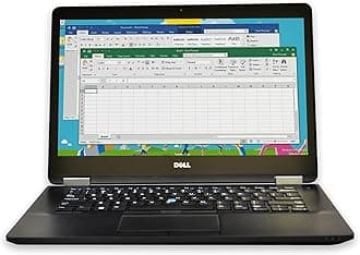 Dell Latitude E7450 Laptop 14 HD Display Intel i7-5600U CPU 2.60GHz 16gb RAM 256 SSD, Bluetooth, Webcam, Windows 10 Pro (Renewed)
