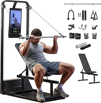 Gym Monster 2 Smart Home Gym, Upgraded AI-Powered Home Workout Machine, Multi-Functional Smith Machine, Full Body Strength Training Fitness Equipment, All-in-One Workout Station