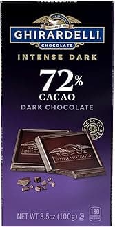 Intense Dark Chocolate 72% Cacao 100g